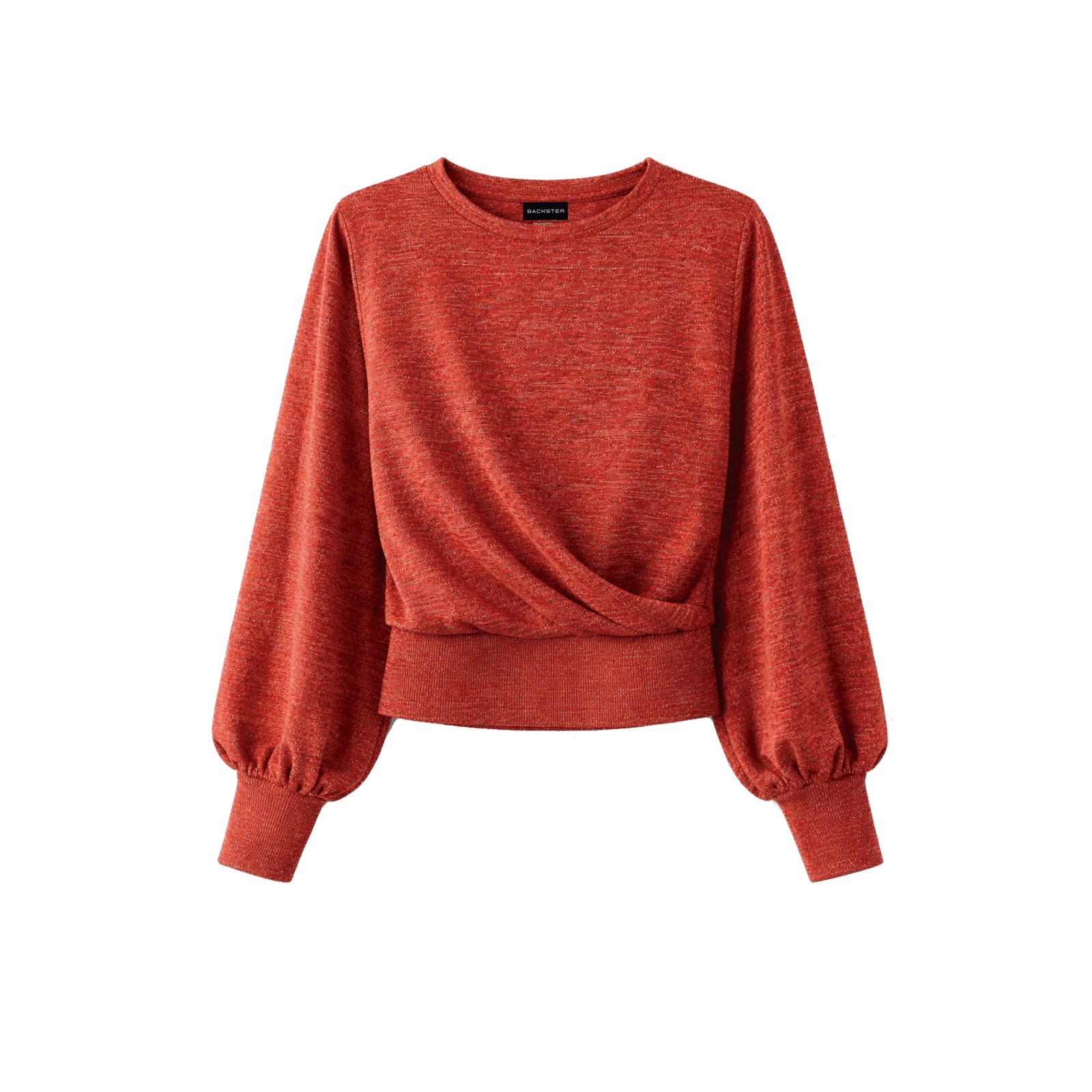 Blusa manga globo con brillo | Backster