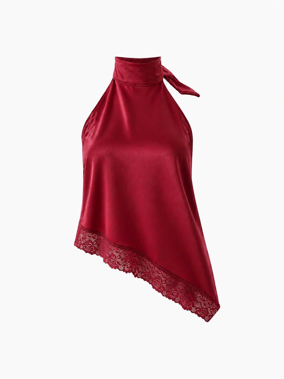 Blusa en Tendencia Halter con Encaje | Backster Moda