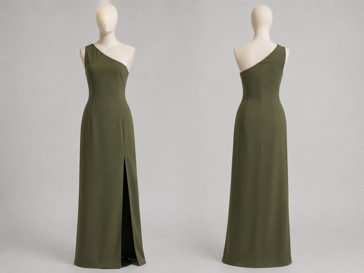 Vestido largo elegante con abertura | Backster Moda