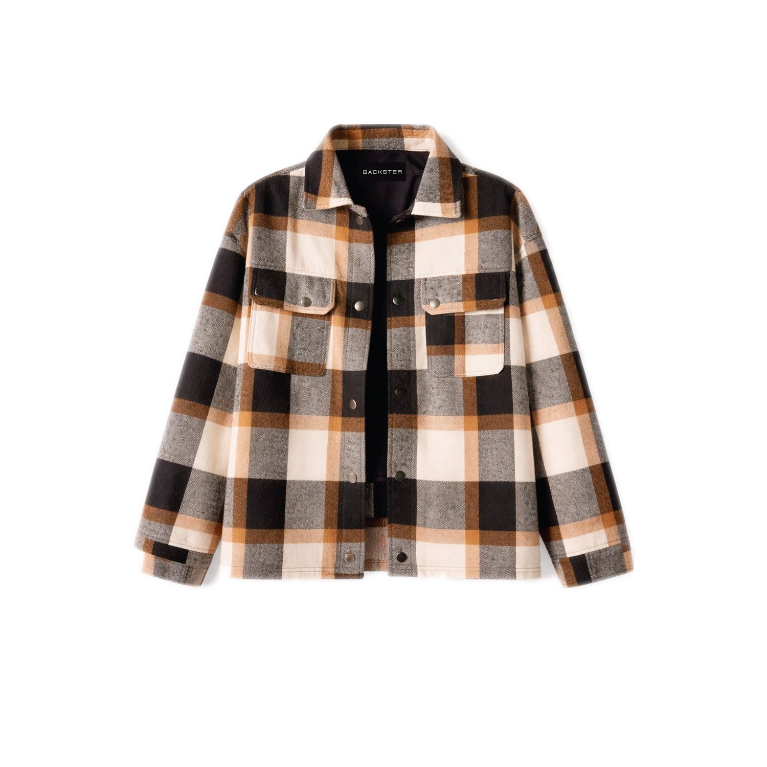 Chaqueta oversize a cuadros para dama | Backster