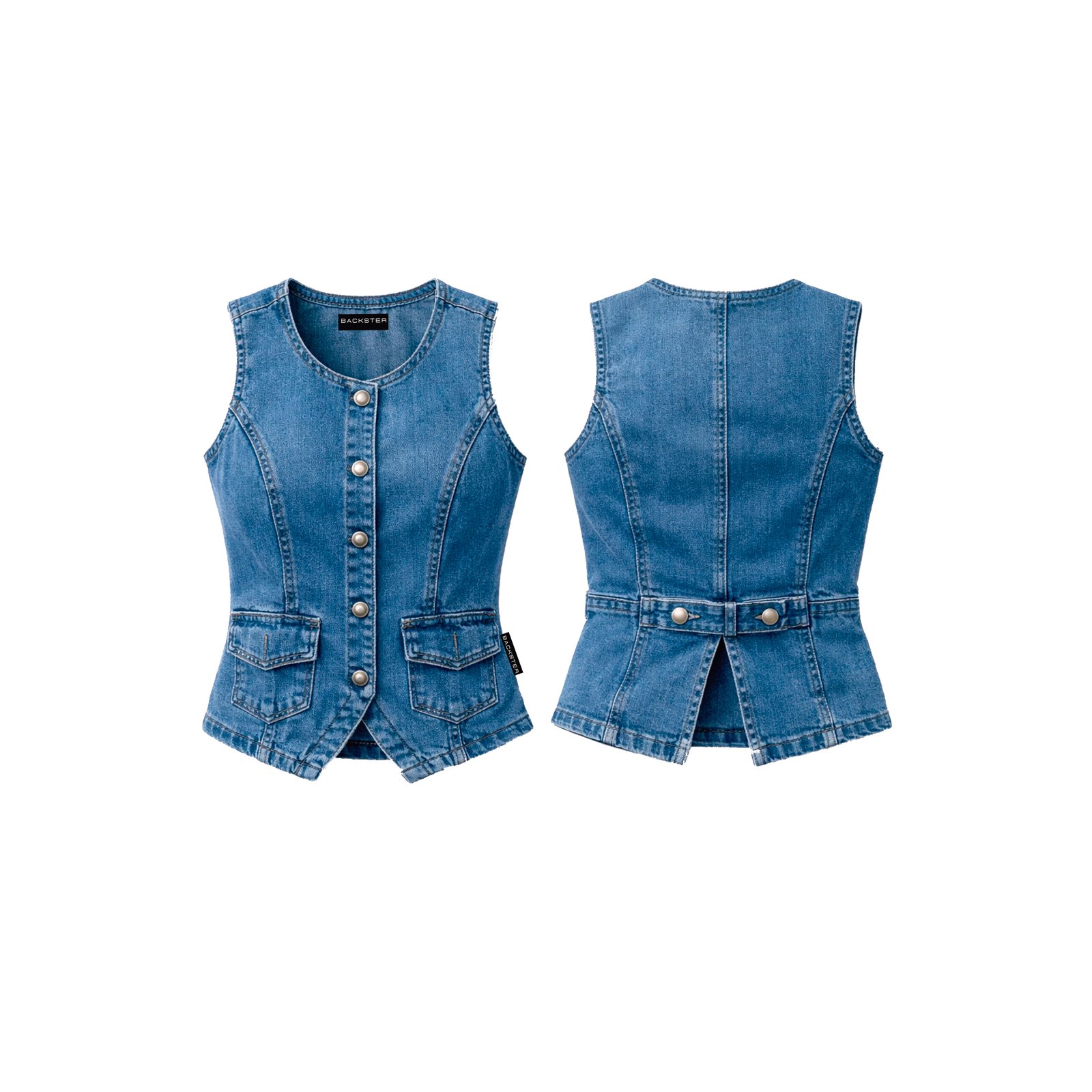 Chaleco jean para outfit casual y elegante | Backster