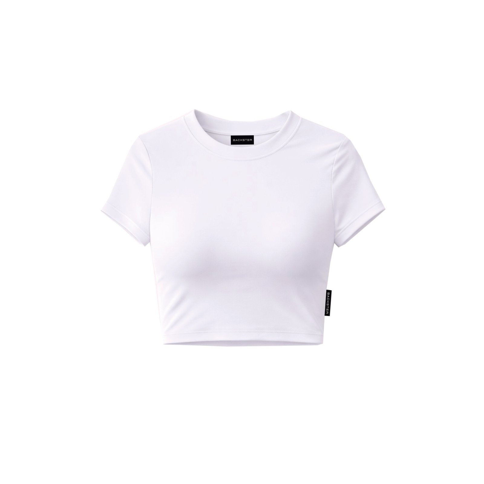 Top corto alicrado cuello redondo | Backster